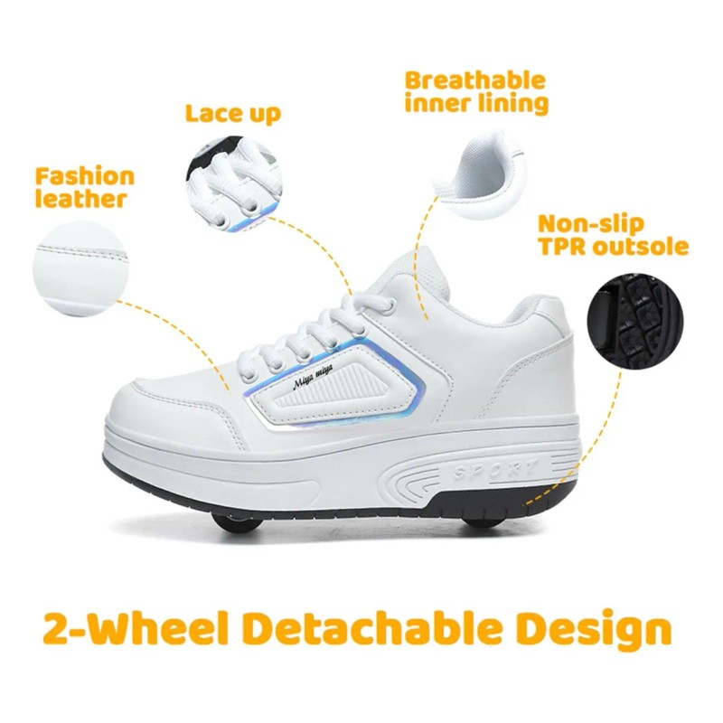 Zapatillas De Patinaje Para Niños, Chicos Y Chicas Con Ruedas,