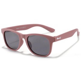 Maesy Lino Children's Sunglasses for 3-6 Years - UV400 Polarised Protection - Flexible and Flexible Frame - Safe and Comfortable Children's Sunglasses for Toddlers and Three Cheese Highs, purple