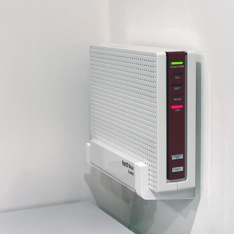 FritzBox 6690 Cable Wall Mount for AVM Fritz Box Cable