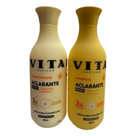 Vitacilina Shampoo + Acondicionador Aclarante Sin Parabenos