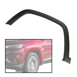 PIT66 Fender Flare, Compatible with 2017-2022 Jeep Compass 1Pcs Front Left Wheel Fender Flare Molding Textured Black 5UP19RXFAC
