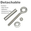Floyutin 6 Packs Stainless M8x60 mm Integrated Expansion Ring Bolt