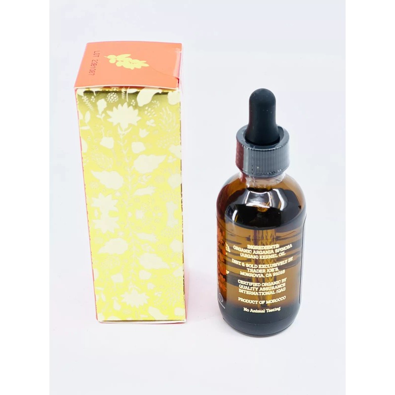 TRADER JOE'S 100% ORGANIC ARGAN OIL 1.7 Oz Nourish Skin