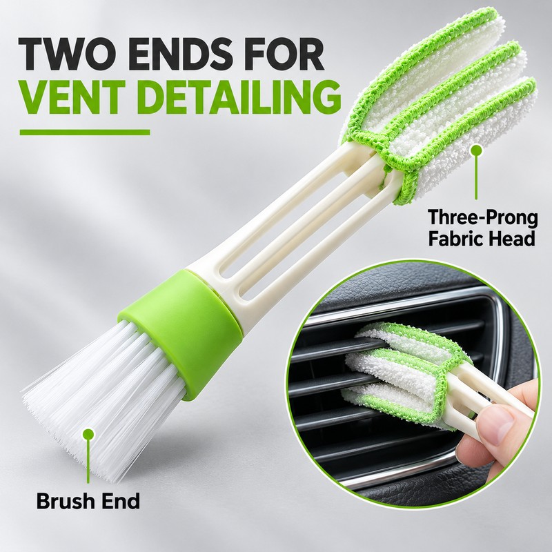 Car Detailing Kit, 17-Piece Car Cleaning Set with Drill Brush