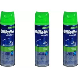 Gillette Series Shave Gel Sensitive 7 oz (3 Pack)