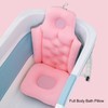 Adult Full Body Bath Pillow Head Neck Support Quick Drying