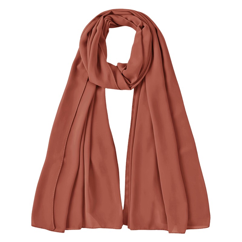 Premium Chiffon Hijab Head Scarf Shawl Wrap for Muslim Women