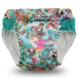 Kanga Care Lil Learnerz Reusable Swim and Toilet Training Pants (Medium - tokiSweet & Peacock)