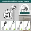 Shower Head Holder, No Drilling, 360° Rotatable Shower Holder with
