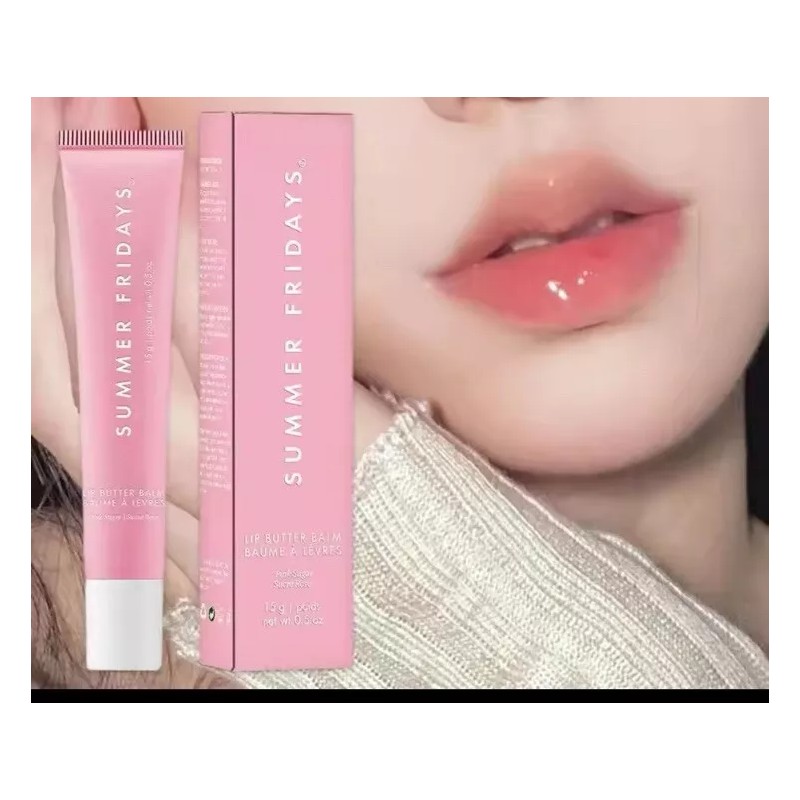 summer fridays lip balm Pink Sugar 100% Vegan Conditions Lips
