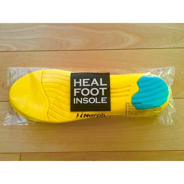 [Heal foot] Anatomical ergonomic insole with a moderate rise of 0.4 inch (1 cm) - yellow