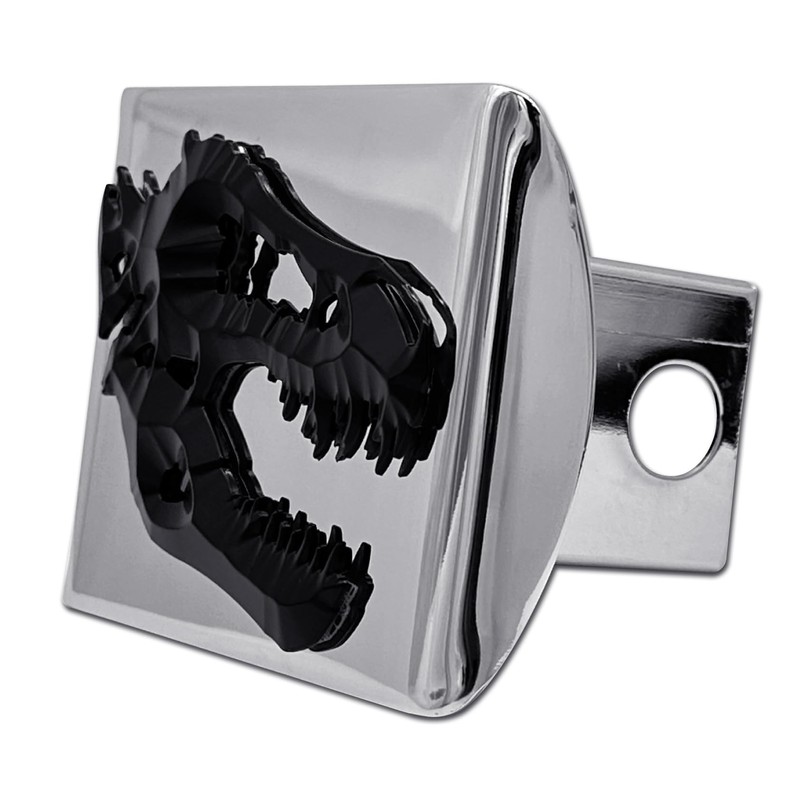 Elektroplate Metalhead T-Rex All Metal Chrome Hitch Cover for Trucks