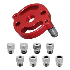 Drilling Aid Woodworking - Drilling Template Centre Finder with Locator 3-10 mm Aluminium Alloy Drilling Guide Set Drilling Aid Vertical Drilling for Drilling Template Furniture Construction and