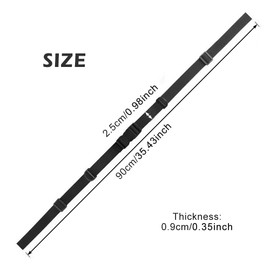 Amusingtao 2 Stück Verstellbarer Rucksack Brustgurt Schnellverschluss Rucksack Brustgurt Brustgurt mit Schiebe D-Ring Universal Brustgurt für Wandern Joggen, Schwarz , Einheitsgröße