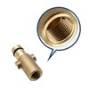 DERASL Pressure Washer Foam Cannon Connection Brass Adapter for Snow
