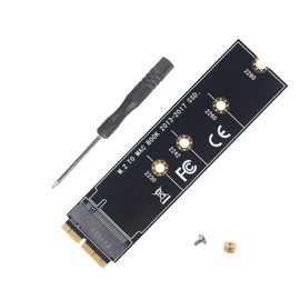 HALJIA M.2 NVME SSD Convert Adapter Compatible with MacBook Air Pro Retina Mid 2013-2017 NVME AHCI SSD Upgraded Hard Disk Kit for A1465 A1466 A1398 A1502