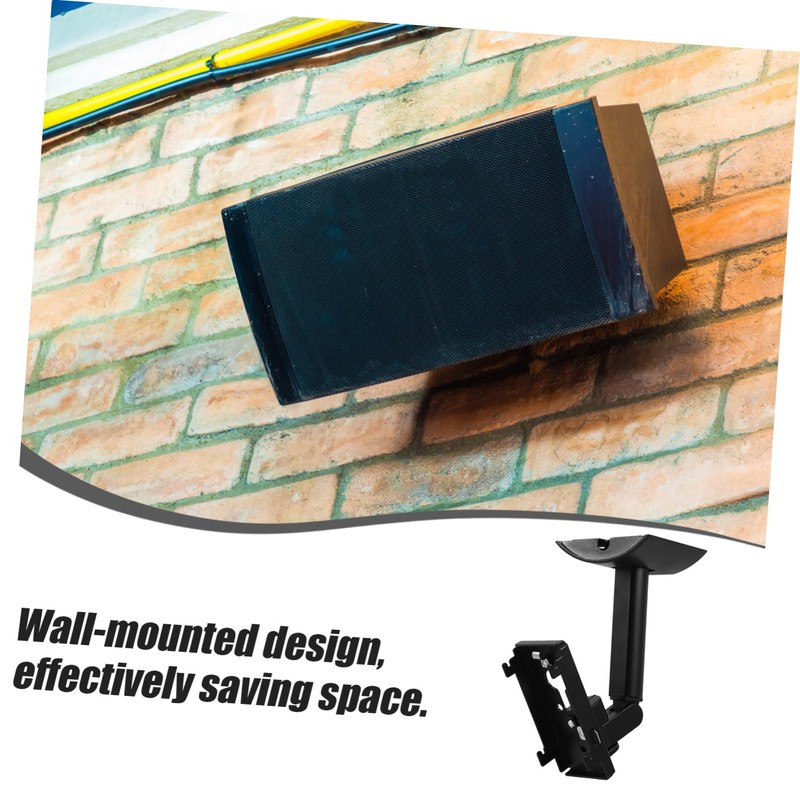 Gadpiparty 1set Adjustable Wall Mount Speaker Bracket for Easy Installation