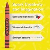 Lucky Art Crayonology 80 Count Single Color Crayons Bulk Pack