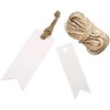 I.U.O.T 100 pcs Mini Kraft Gift Tags | 7x2cm |