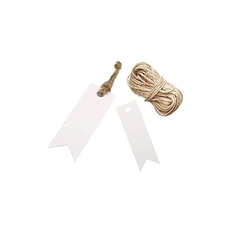 I.U.O.T 100 pcs Mini Kraft Gift Tags | 7x2cm |