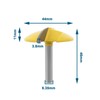 eMagTech 6.35mm Shank Horizontal Crown Router Bit Crown Cap Molding