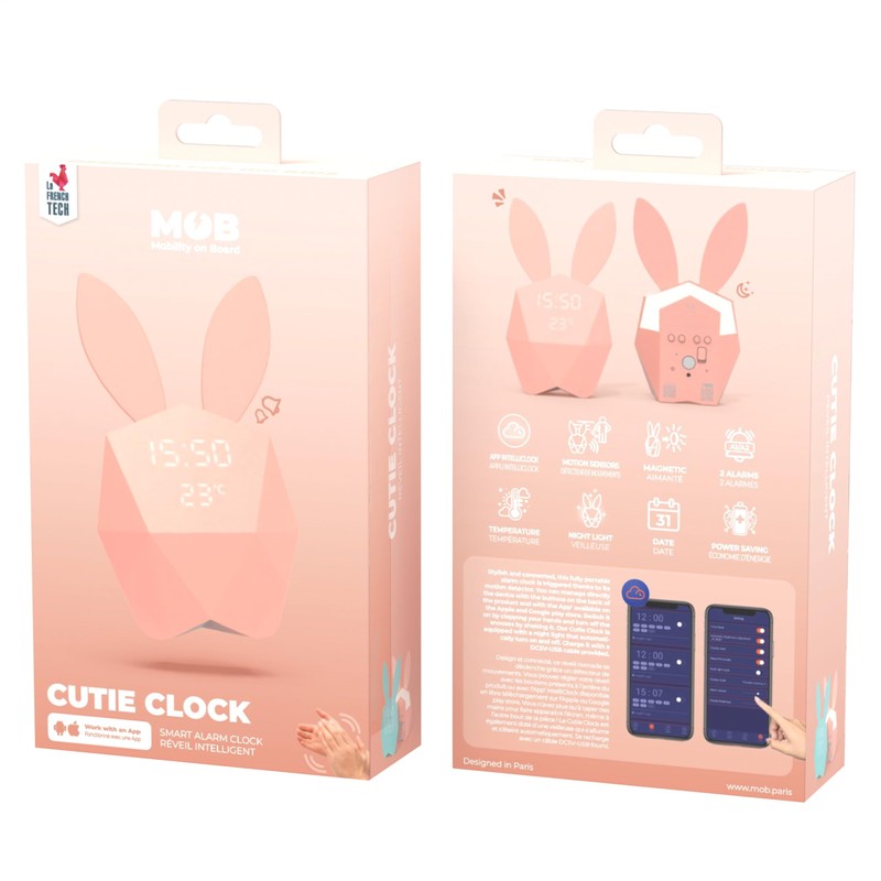 Mob Cutie Clock Connect – Smart and Connected Alarm Clock