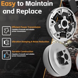 AZXX .325"-7T Clutch Drum Spur Sprocket Cover Chainsaw Parts Kit 5 Pcs for Stihl MS271 271C MS261 261C MS291 291C, for Stihl OEM Parts Clutch Washer Chainsaws Replacement Part for Stihl 1141 640 2001