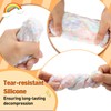 Tasdurian 12 Set DIY Stress Ball Making Kit Milky Blank