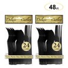 Party Essentials Extra Heavy Duty Hard Plastic Cutlery Combo Pack,
