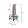 Jopto 10PCS Rotary Encoder Code Switch Audio Digital Potentiometer EC11