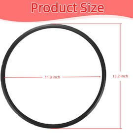 2PCS 09985 Pressure Cooker Sealing Ring Gasket & Overpressure Plug - Fits for Presto 16, 18, 23 Quart Cooker/Canner, Replacement Parts for Models 01745, 01751, 01755, 01781, 01782, 01784