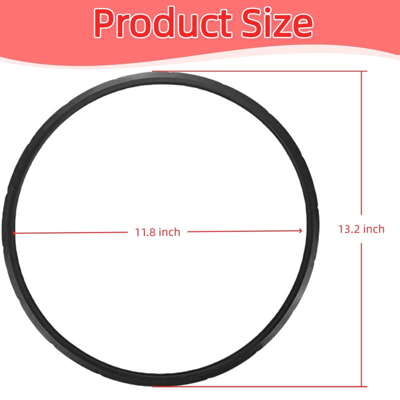 2PCS 09985 Pressure Cooker Sealing Ring Gasket & Overpressure Plug