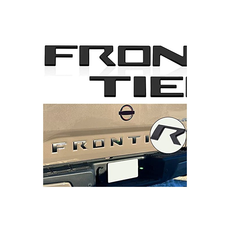 AUTO SAFETY Tailgate Insert Letters Compatible with 2022 2023 2024