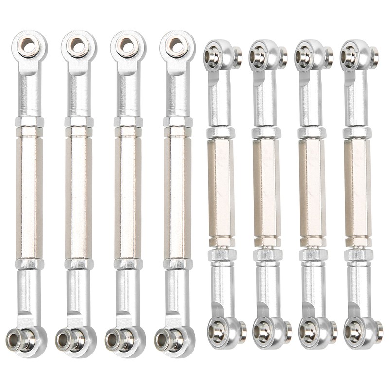 8Pcs Upgrade Metal Pull Rod Steering Pull Rod for WPL/MN/Feiyu