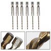 DEFIYEAR 6PCS Hex Shank Drill Bits - 2mm Drill Bits