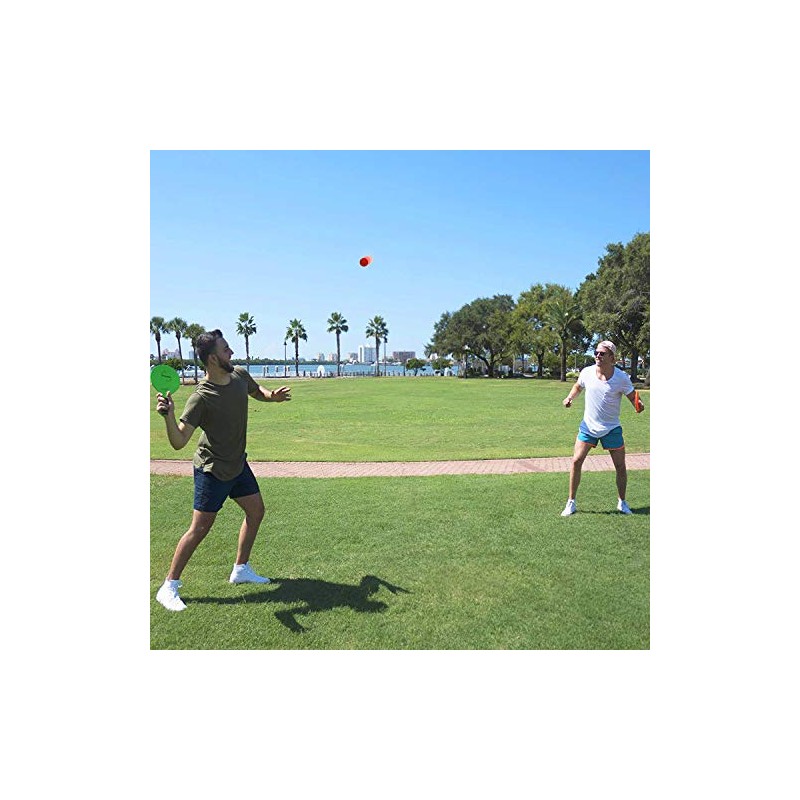 Jazzminton Slow Ball 10 Pack for Slower Play with Wooden