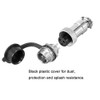 Aiqeer 5 Pcs 3-Pin GX12 Aviation Connector, 12 mm Thread