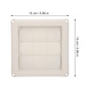 DOITOOL Louvered Vent Cover for External Wall 4 Inch Dryer