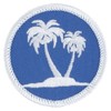 The Palm Trees Patrol Patch - 2" Diameter Round Embroidered Patch