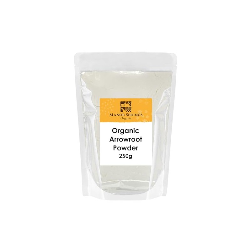 Organic Arrowroot Powder 250g by Manor Springs Organic