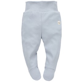 Pinokio Baby Sleppants Hello 100% cotton blue in moons, Unisex Gr. 50-74 (50)