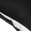 WOLTU Pillowcases Cotton Cushion Covers for Bedroom Sofa Pair Black
