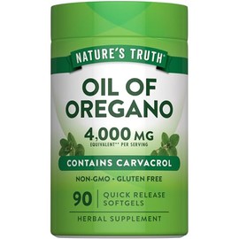 Natures Truth Suplemento de Aceite de Orégano - 3,000 mg por cada 2 cápsulas - 90 cápsulas para dos meses                                             