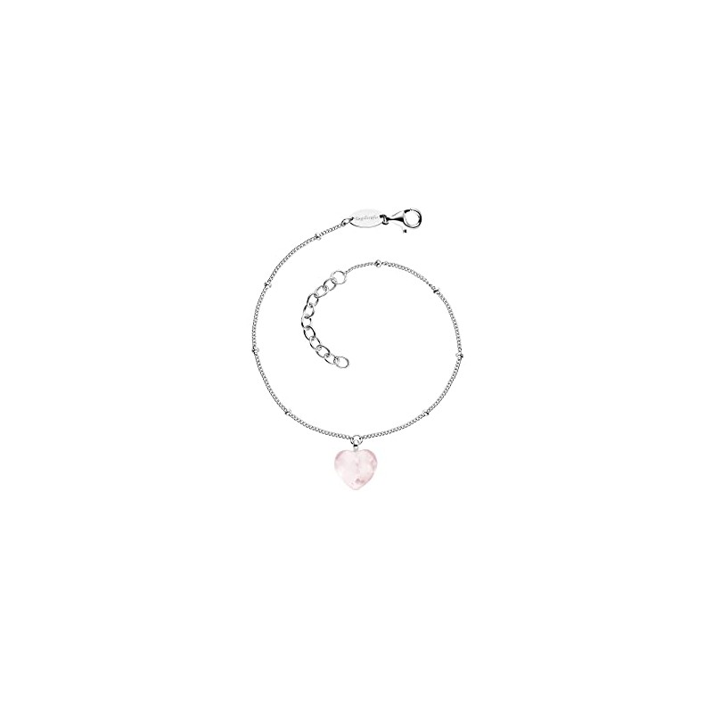 Engelsrufer ERB-HEART-RQ Women's Bracelet with Heart Pendant in Sterling Silver