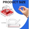 50 Piezas Clips Organizador de Cables Autoadhesivo, Transparente