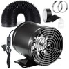 6in Inline Duct Fan, High Air Flow Extractor Fan Exhaust