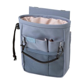 Kutsuwa BE024BL Apron Bag, Stationery Apron Bag, Drawstring Bag, Blue, Free