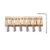 Dopro Solid Brass Guitar Roller Bridge Saddles Tremolo Bridge Roller