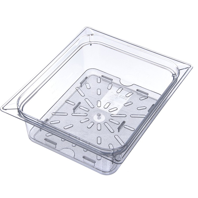 Carlisle FoodService Products 1023507 StorPlus Half Size Polycarbonate Drain Shelf,