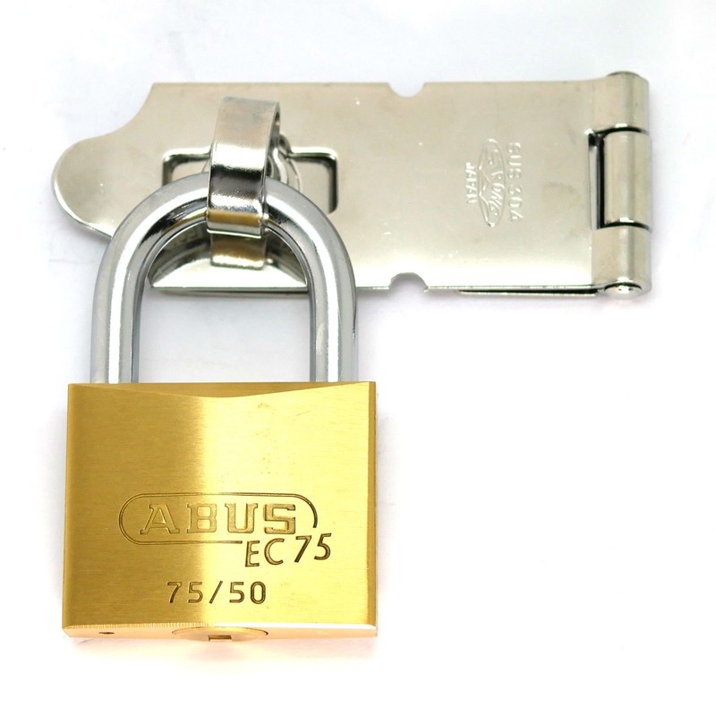 ABUS 26416 Brass Padlock with Reversible Key